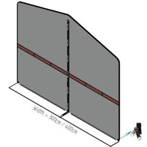 Cepro Heavy Duty Tent - Replacement Entrance Part WITHOUT Runner